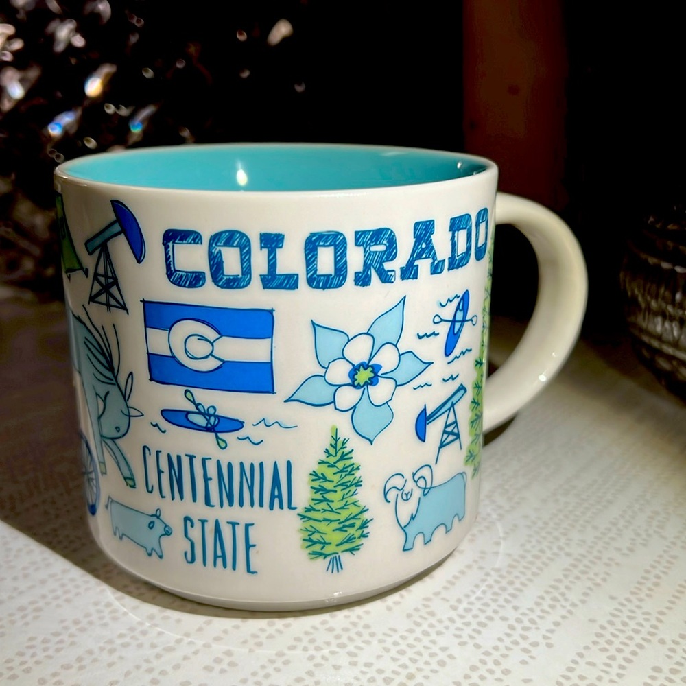 COLORADO STARBUCKS MUG 14 OZ BEEN THERE SERIES ACROSS THE GLOBE COLLECTION